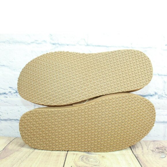 LL Bean Brown Suede Wicked Good Shearling Lined Slipper Ankle Boots Size 9 M - Picture 9 of 9